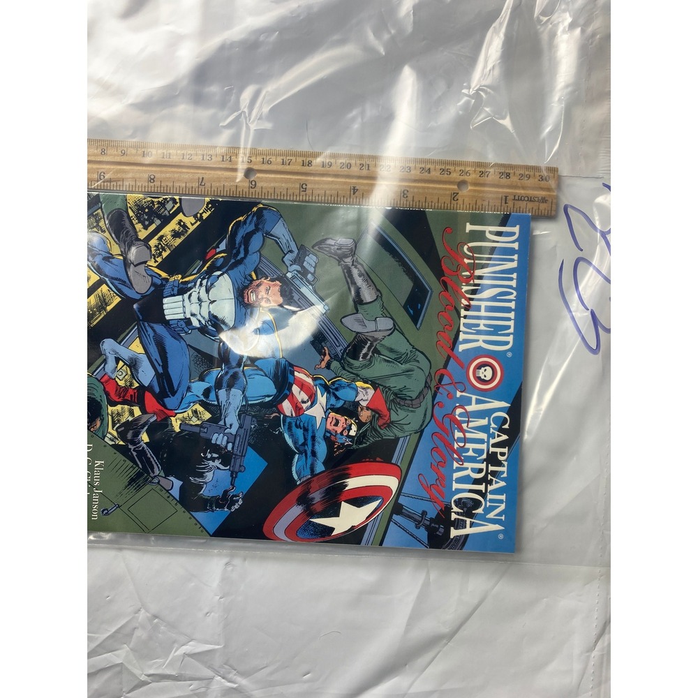 Captain America Punisher Soviet Union Glory Comic Book Marvel Comics